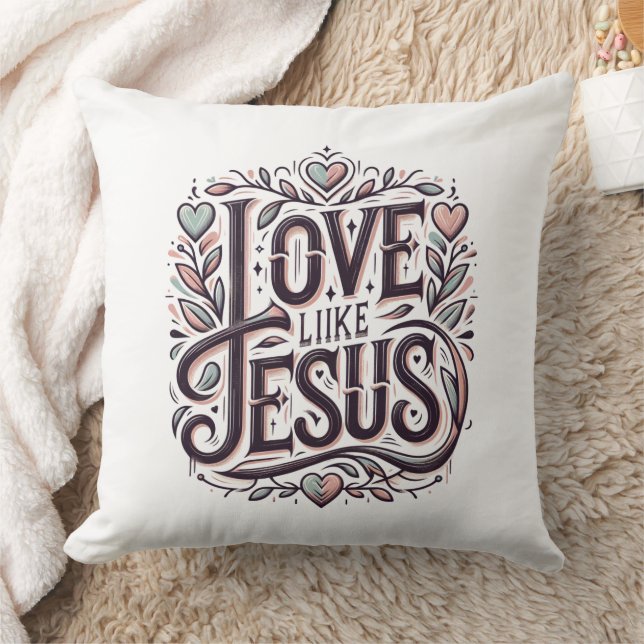 Almofada Amor Como Jesus (Cobertor)