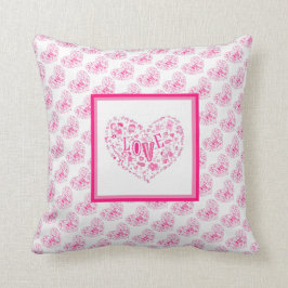 Almofada Amor Coração Popular Moderno e Elegante