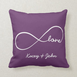 Almofada Amor da infinidade - roxo