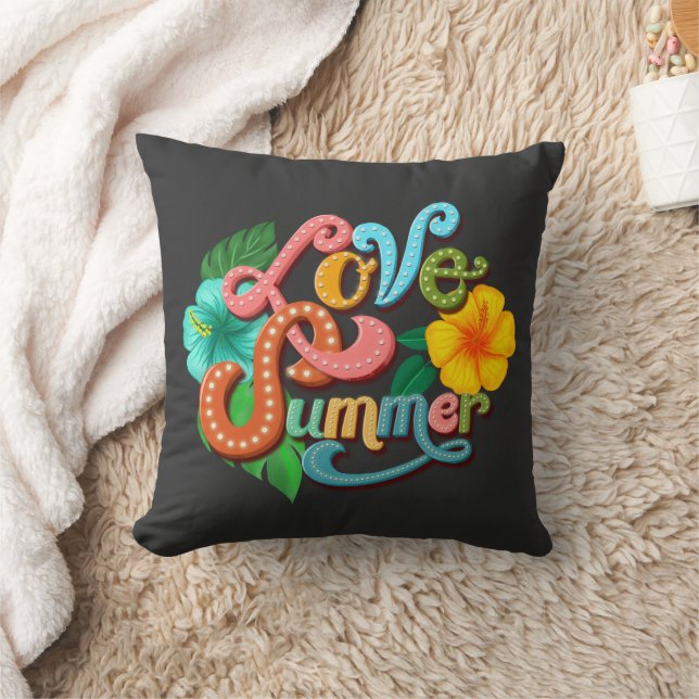 Almofada Amor de Verão no Ar (Cobertor)