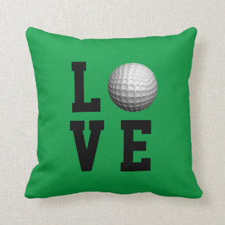 Almofada Amor do golfe customizável