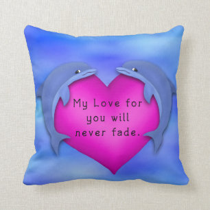 Almofada Amor do golfinho