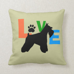 Almofada Amor do Schnauzer