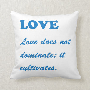 Almofada AMOR do texto: Hap espiritual do sócio da vida da