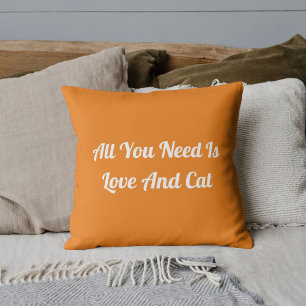 Almofada Amor E Cotação Personalizada Da Cat Dourada