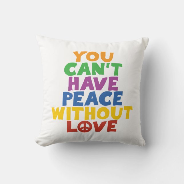 Almofada Amor e Paz (Frente)
