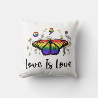 Almofada Amor É Travesseiro decorativo De Borboleta Para Ca