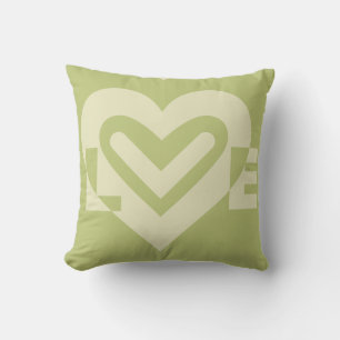 Almofada Amor em Sage Green