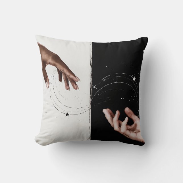 Almofada Amor em White Script com Foto Personalizada do Cor (Frente)