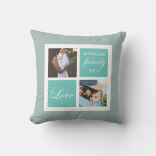 Almofada Amor familiar   Travesseiro decorativo personaliza