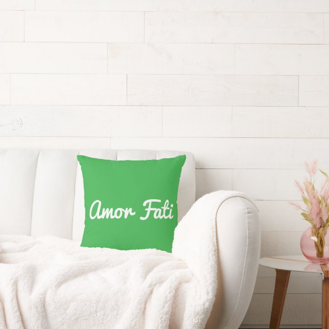 Almofada Amor Fati Throw Pillow, Throw Pillow 16" x 16" (Sofá)