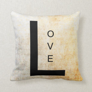 Almofada Amor inspirado da arte da palavra