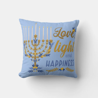 Almofada Amor, Luz e Felicidade Hanukkah