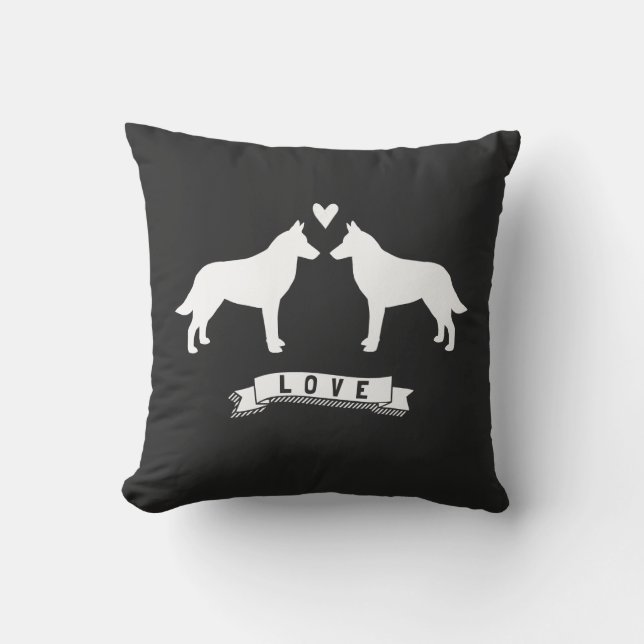 Almofada Amor Malinois Belga (Frente)