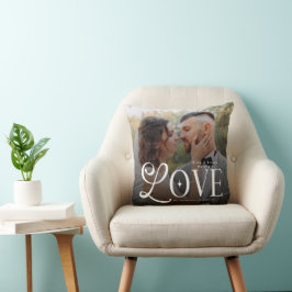 Almofada Amor Moderno Casal de Fotos Personalizadas de Casa