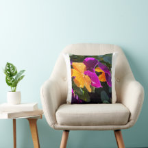 Amor-Perfeito Laranja e Roxo