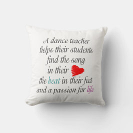 Almofada Amor personalizado para ensinar a dança - dance o