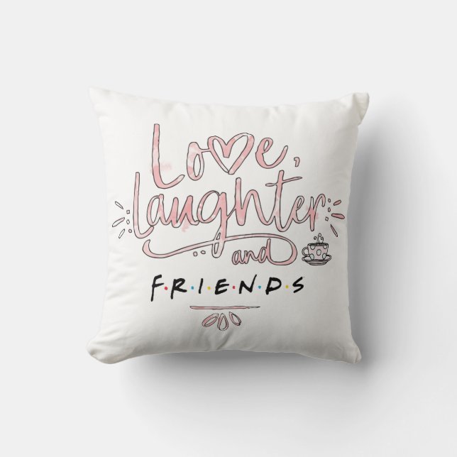 Almofada Amor, Riso e AMIGOS™ (Frente)