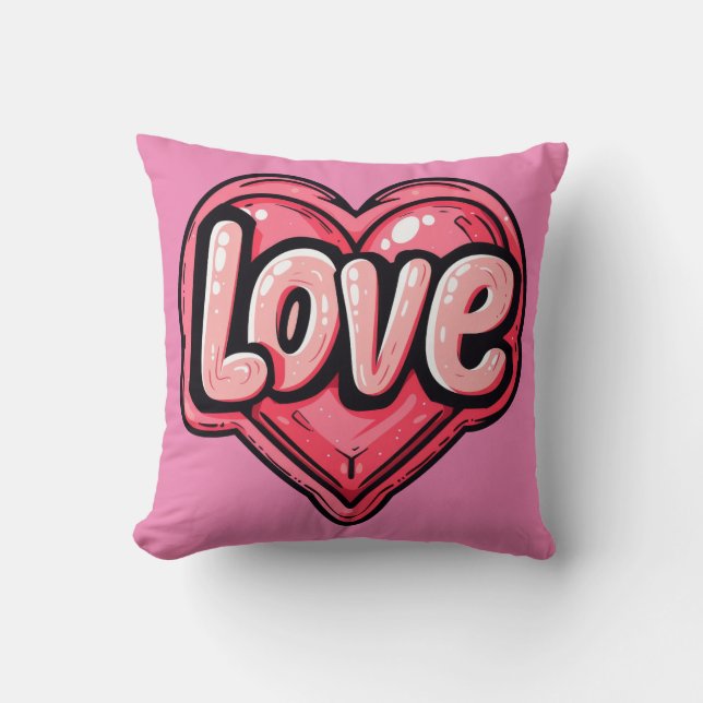 Almofada Amor Rosa (Frente)