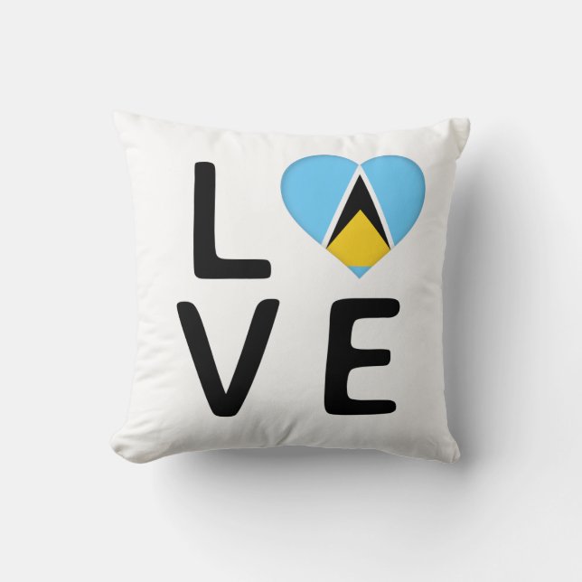 Almofada Amor - Santo Lucia Flag (Frente)