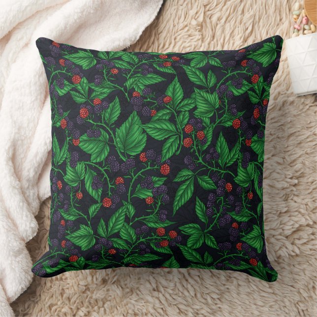 Almofada Amoras negras em cinzas escuras (Cobertor)
