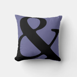 Almofada Ampersand Type Travesseiro em Twilight