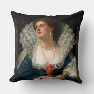 Almofada Amy Robsart por William Frederick Yeames