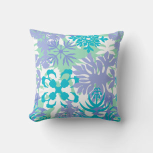 Almofada Anahola Bay Havaiana Abstrato Floral Mint Green