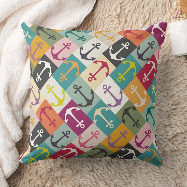 Almofada anchor herringbone mana (Cobertor)