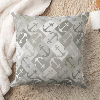 Almofada anchor herringbone mono