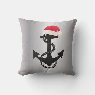 Almofada ANCHOR náutico com SANTA HAT