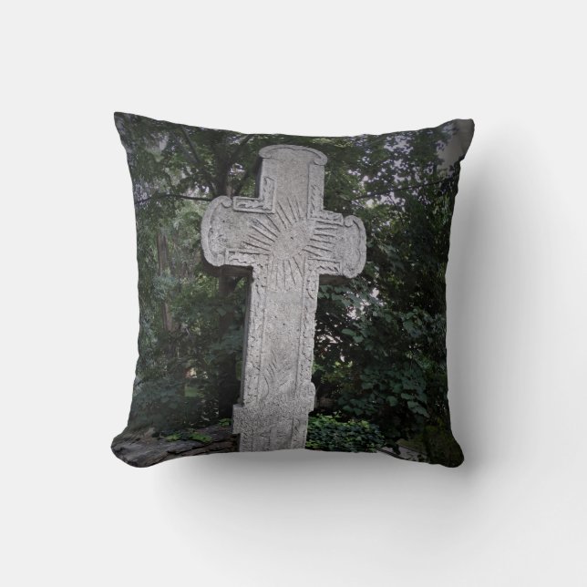 Almofada Ancião Stone Cross Photo Cushion (Frente)