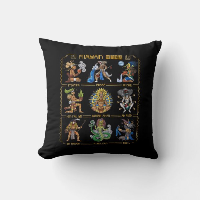 Almofada Ancient Mayan Gods (Frente)