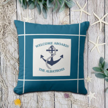 Âncora de Barco de Padrão Náutico Personalizada