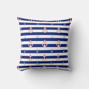 Almofada Âncoras em Decor Náutico de Stripes
