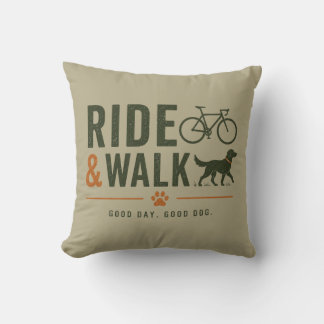 Almofada Andar de Bicicleta Dono de Cachorro que Anda Estil
