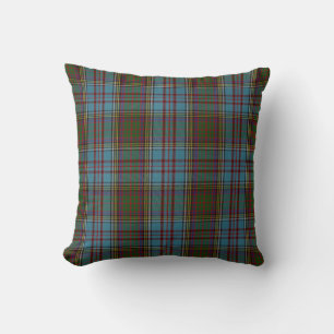 Almofada Anderson Clan Tartan - Padrão de Xadrez Escocês