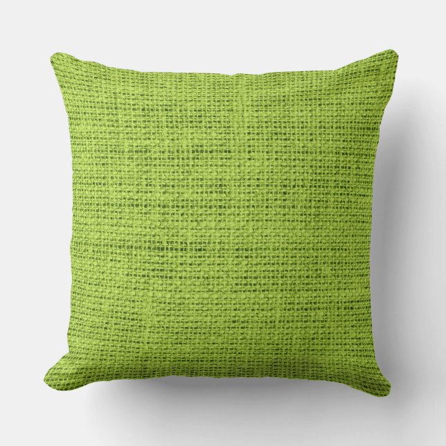 Almofada Android green burlap line background (Frente)
