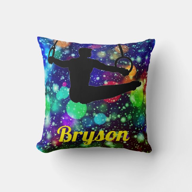 Almofada Anéis de ginástica de rapazes (Frente)