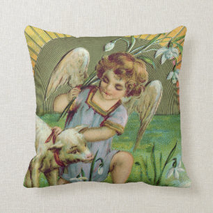 Almofada Angel Cherub Sun Lamb Sheep