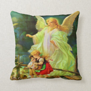 Almofada Angel De La Guarda Almohada y Oracion
