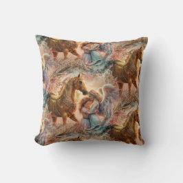 Almofada "Angel Hugs de um Cavalo"