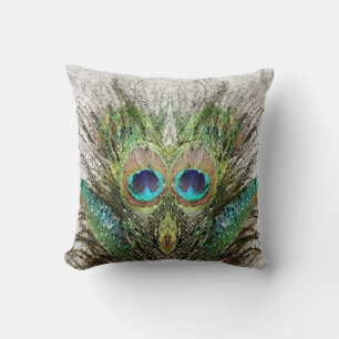 Almofada Angry Peacock Abstrato Art