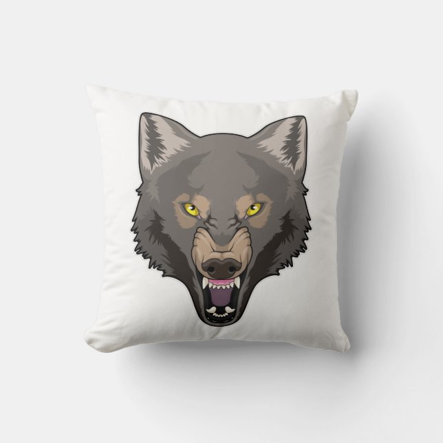 Almofada Angry Wolf (Frente)