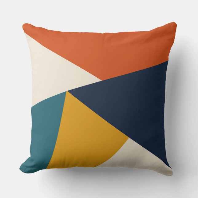 Almofada Angular Balance Navy Gold Teal (Frente)