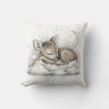 Animais Bebês Adoráveis em Aquarela Dormindo nas N