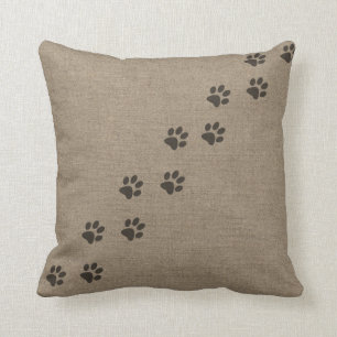 Almofada Animais de estimação Pawprints no design do efei