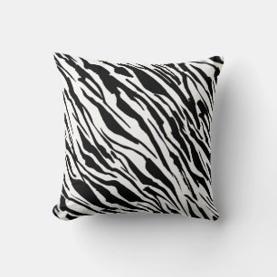Almofada animais de pele de zebra impressão