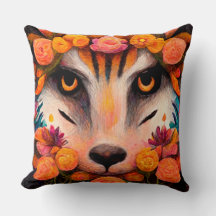 Animais incríveis travesseiro decorativo bonito