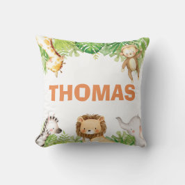 Almofada Animais Safari Selvagens Aposta Nurserrinho